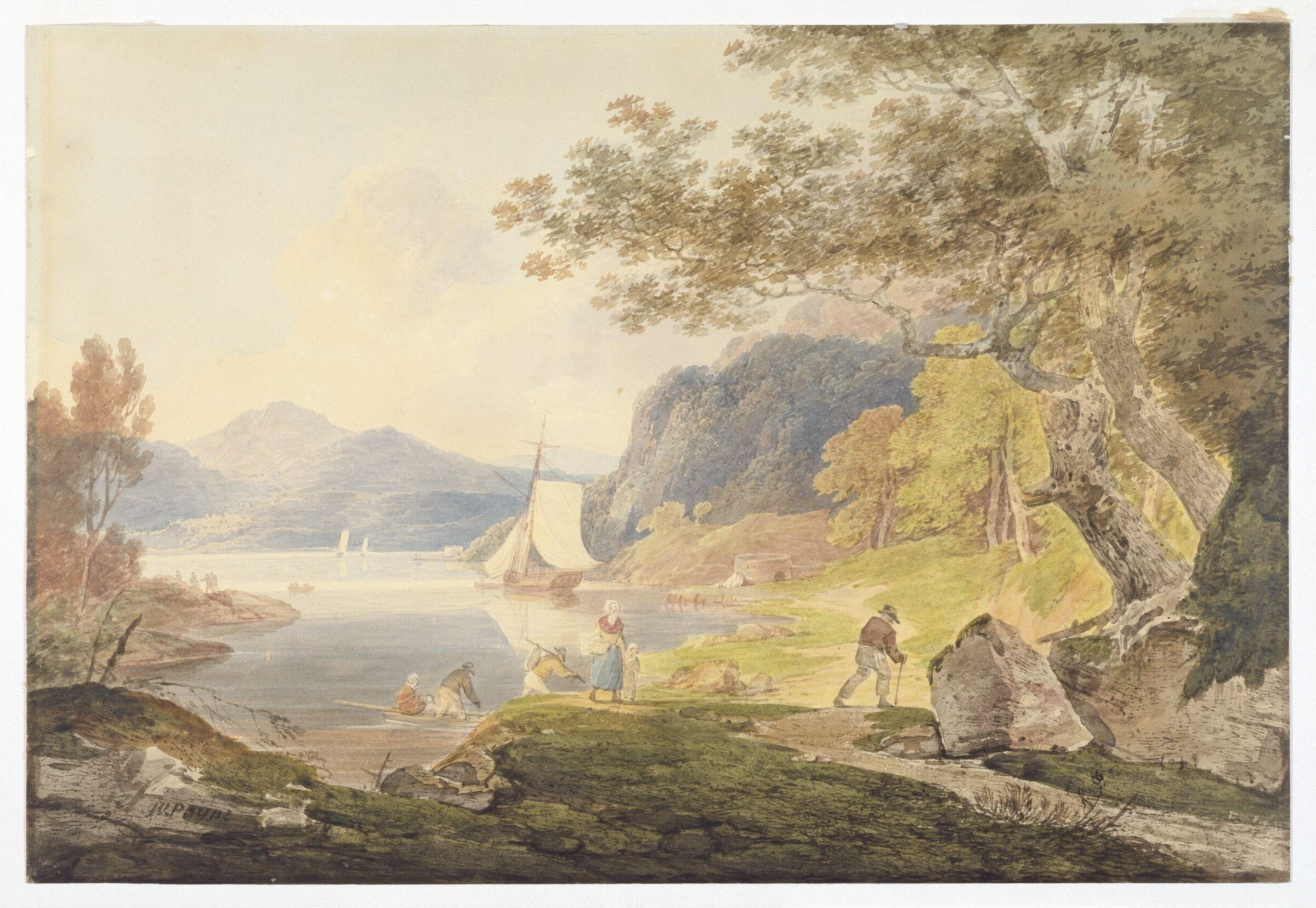 Watercolour, William Payne, ca. 1776-1830