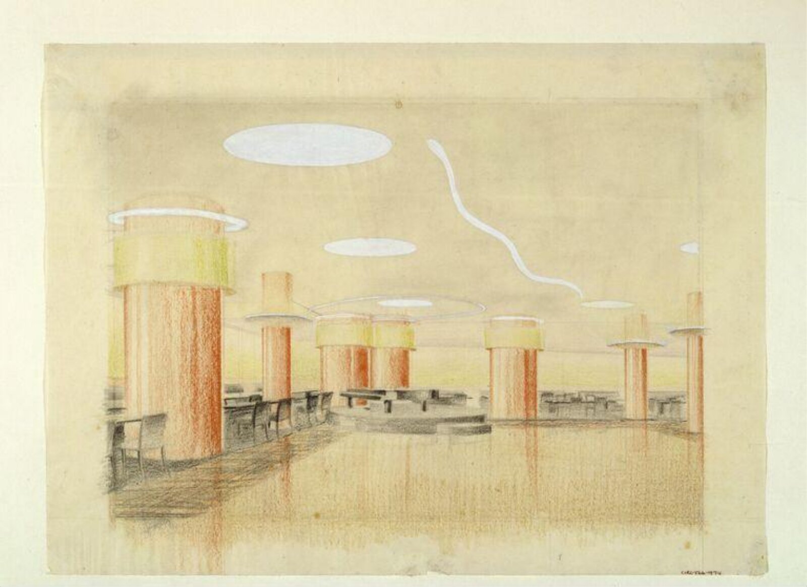 Drawing, Raymond McGrath, 1930-1940
