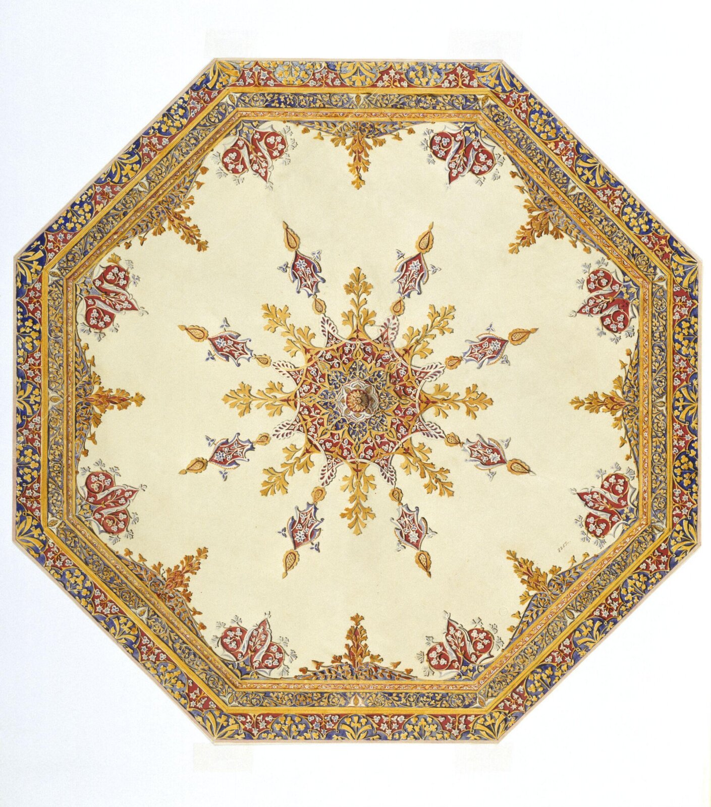 Design for interior decoration., Owen Jones, 1809 - 1874