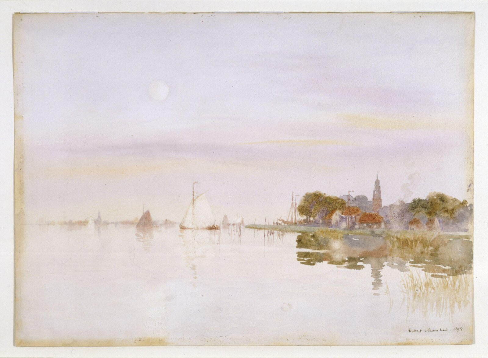 Moonlight over Marken, Herbert Menzies Marshall, 1898
