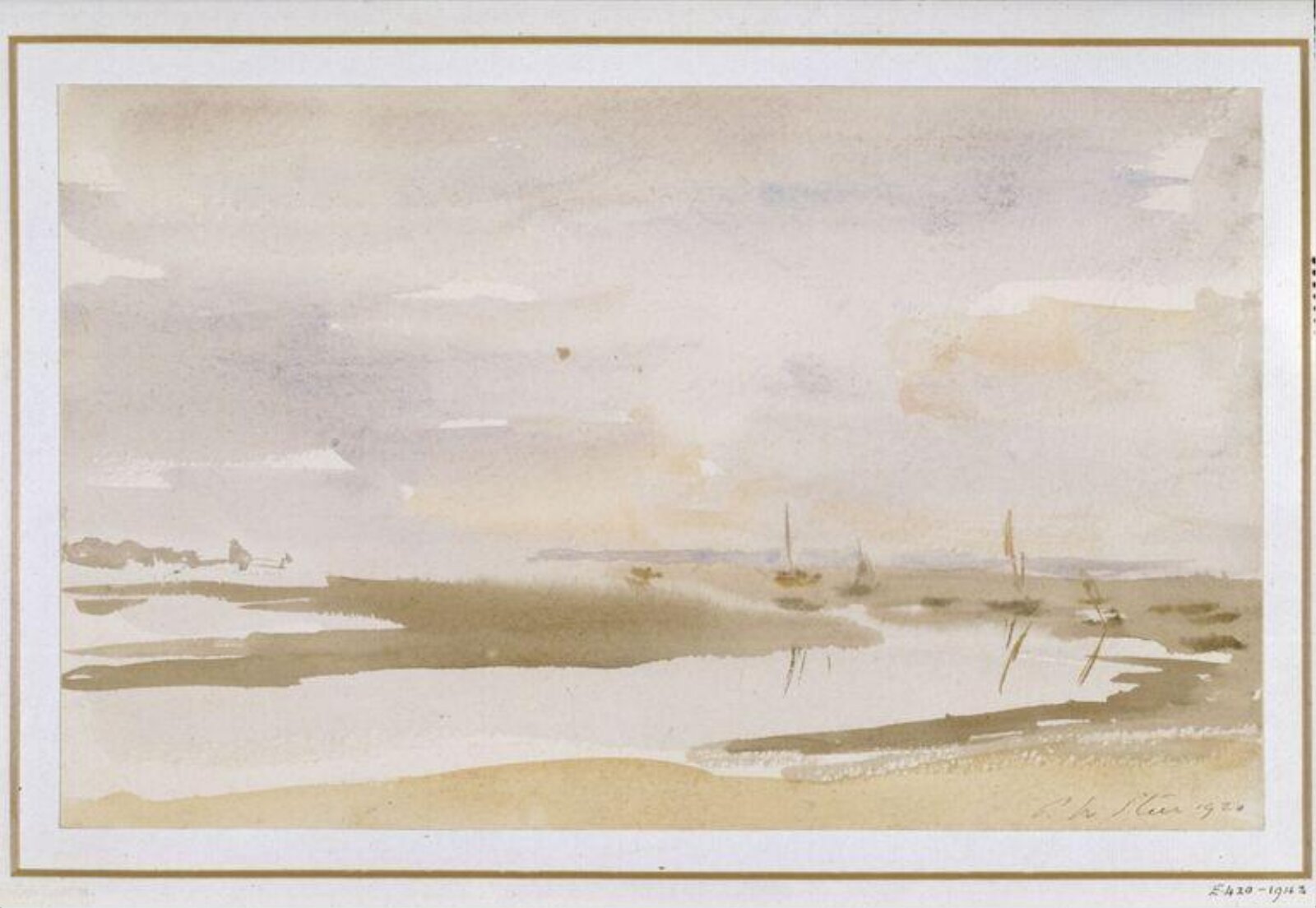 Watercolour, Philip Wilson Steer, 1920
