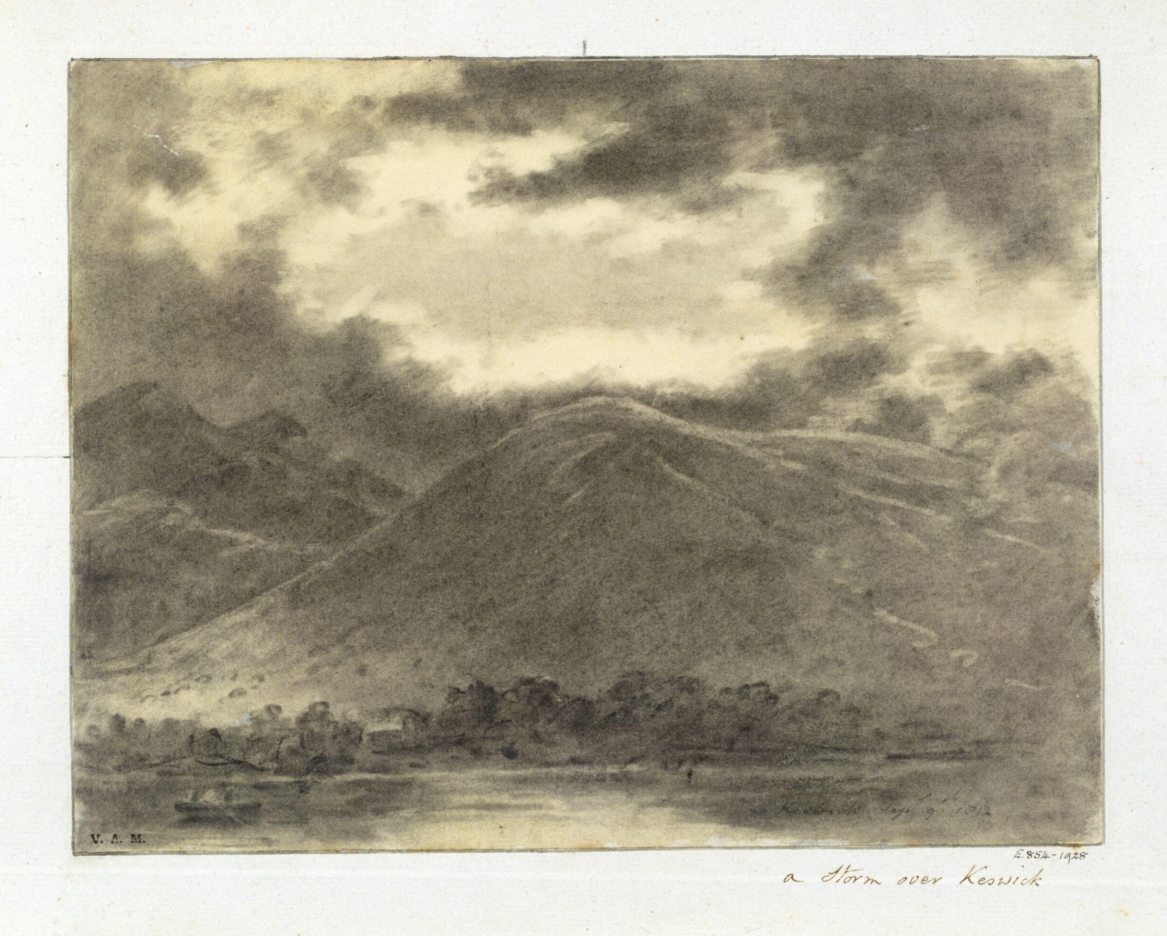 A Series of sketches on the spot made by J. Downman when he took a Tour of the Lakes in Westmoreland and Cummerland [sic] 1812, John Downman, 1812