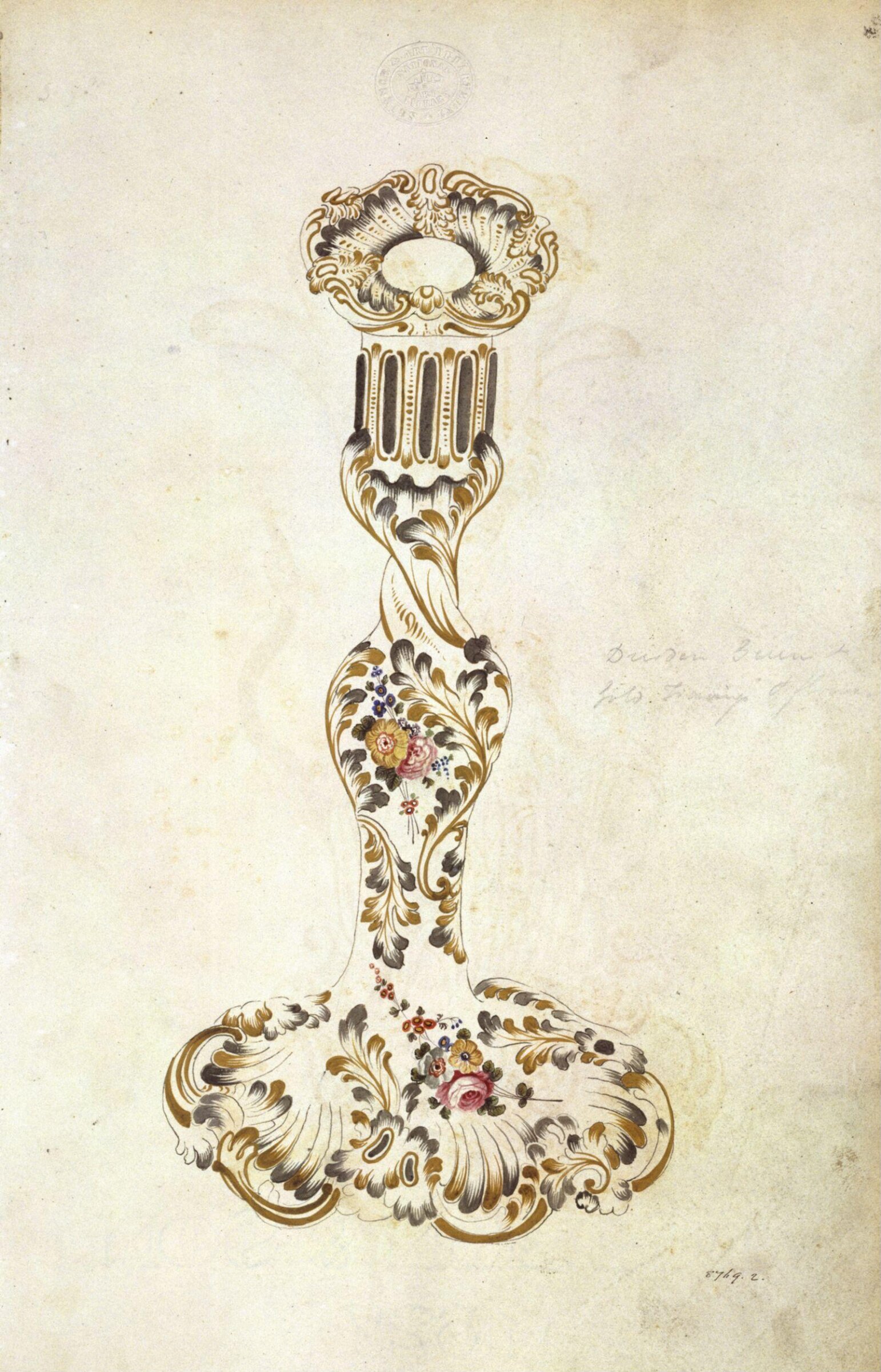Drawing, H. & R. Daniel, 1820s