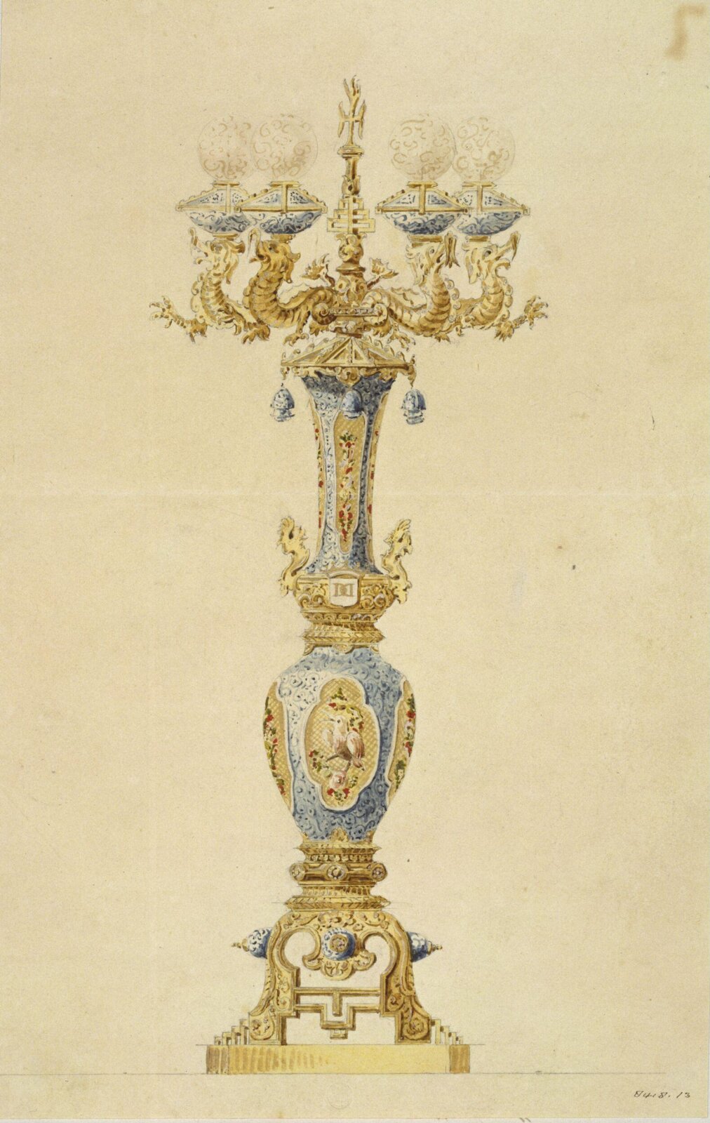 Drawing, Eugene Vittoz, mid 19th century