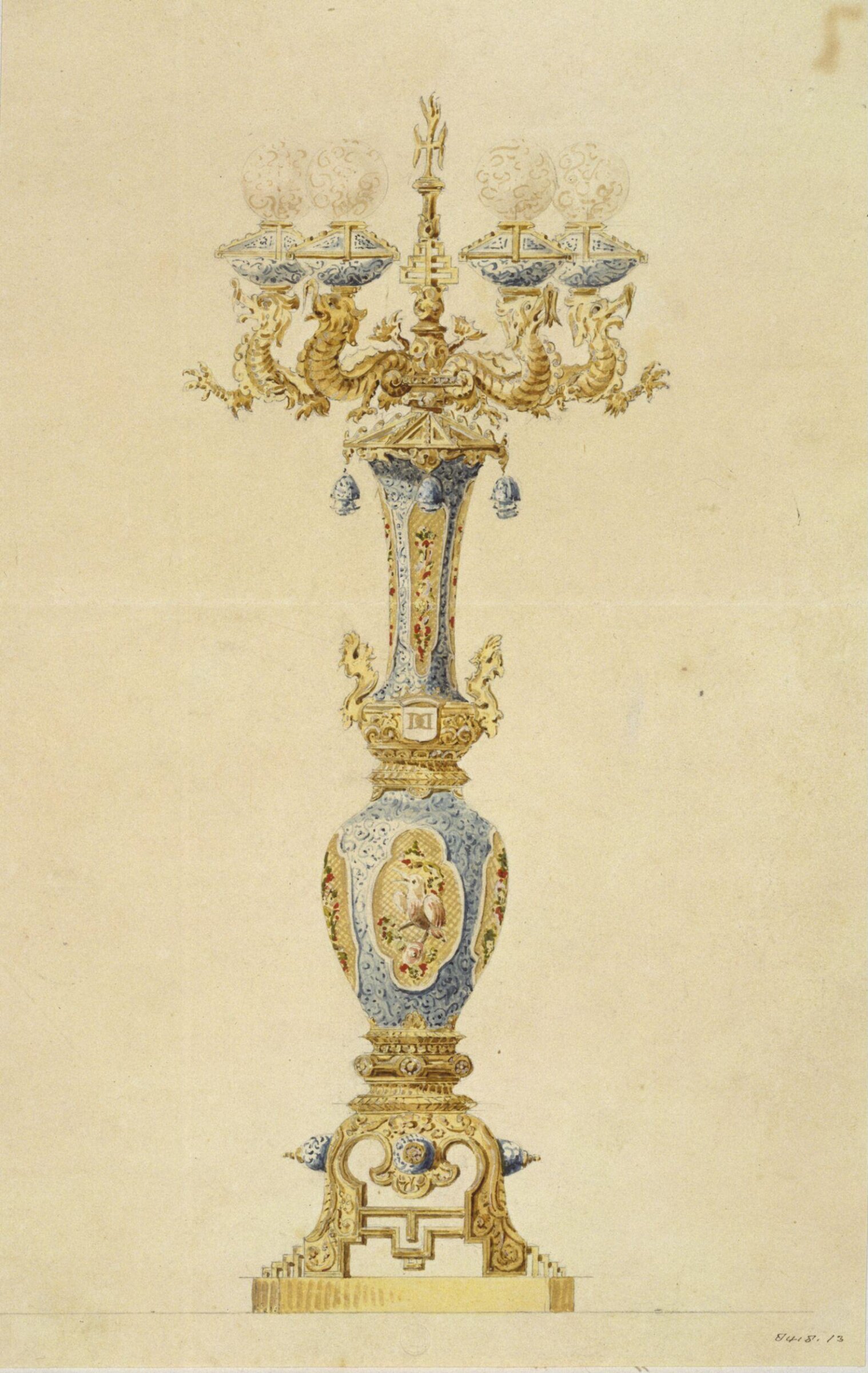 Drawing, Eugene Vittoz, mid 19th century