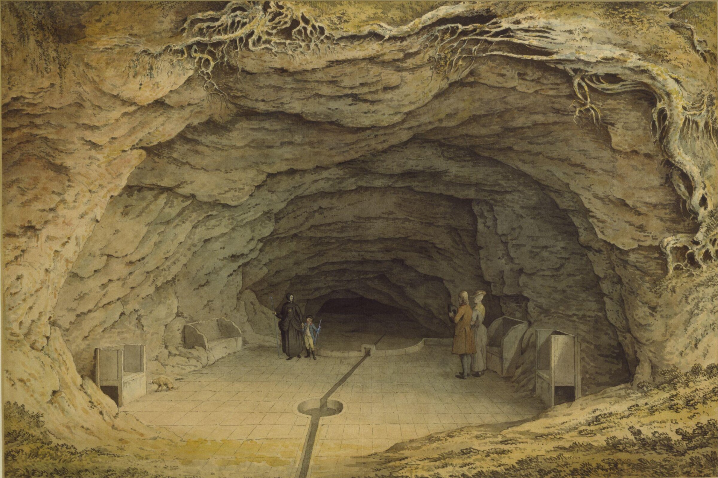 Mother Ludlam's Hole, near Farnham, Grimm, 1781
