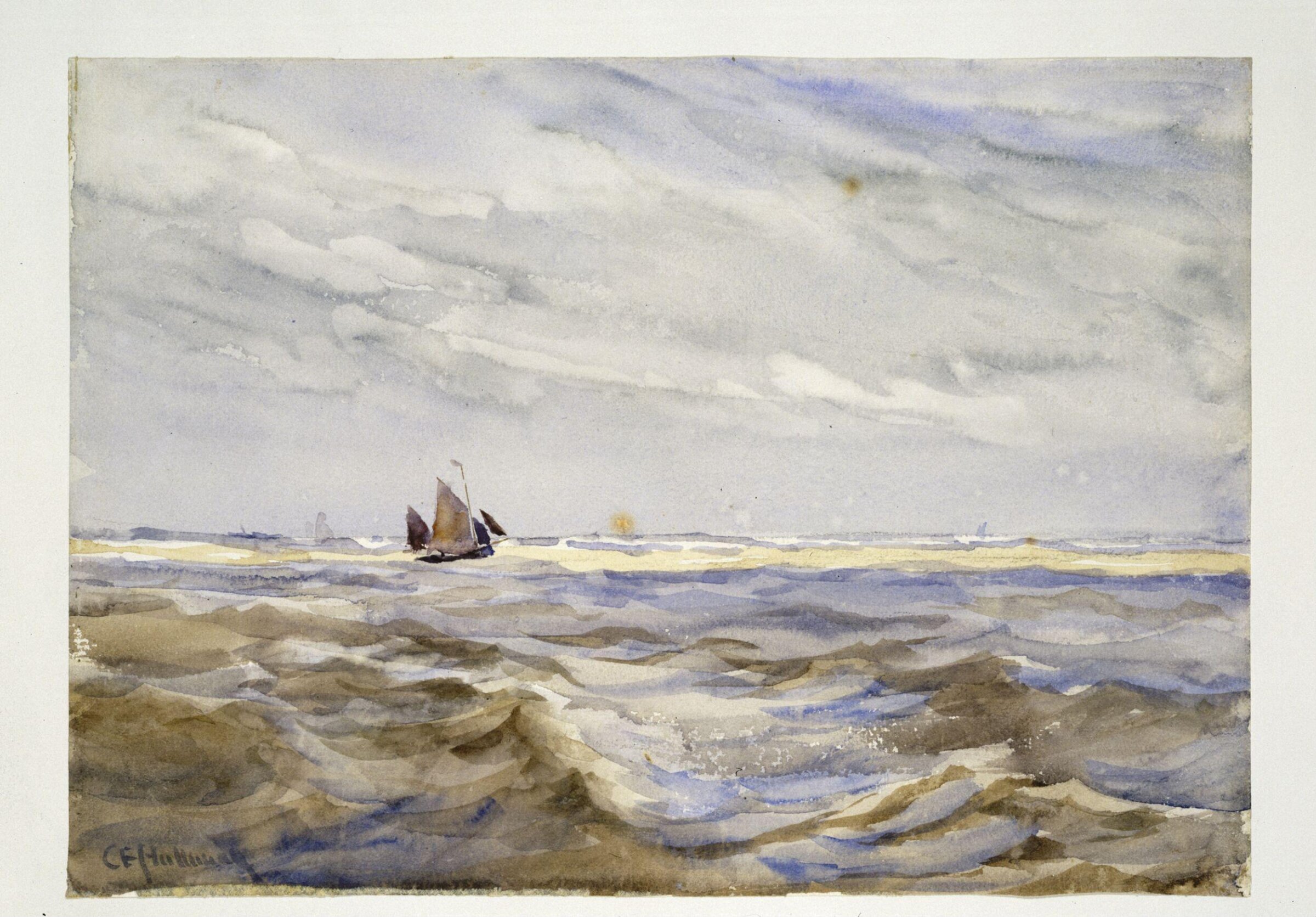On the East Coast, Charles Edward Holloway, ca. late 19th century