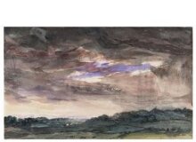 View over hilly country, with a stormy sky thumbnail 1