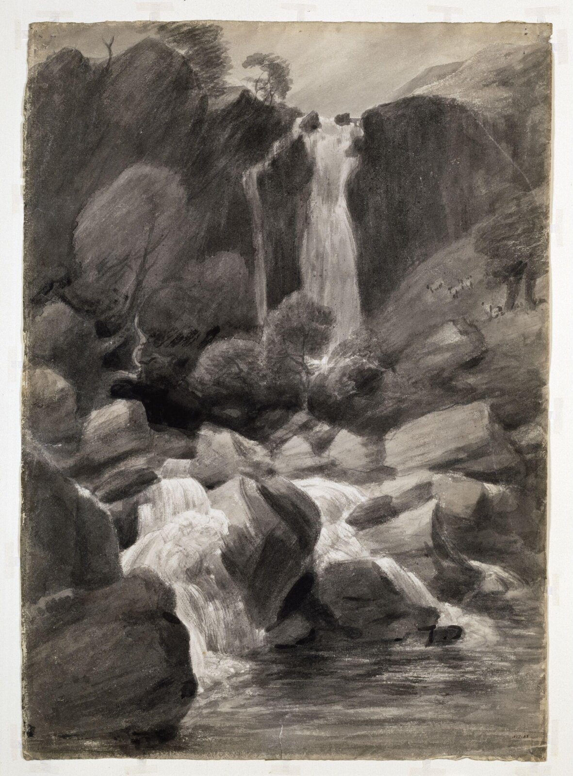 Taylor Ghyll, Sty Head, Borrowdale, John Constable, 26 September 1806