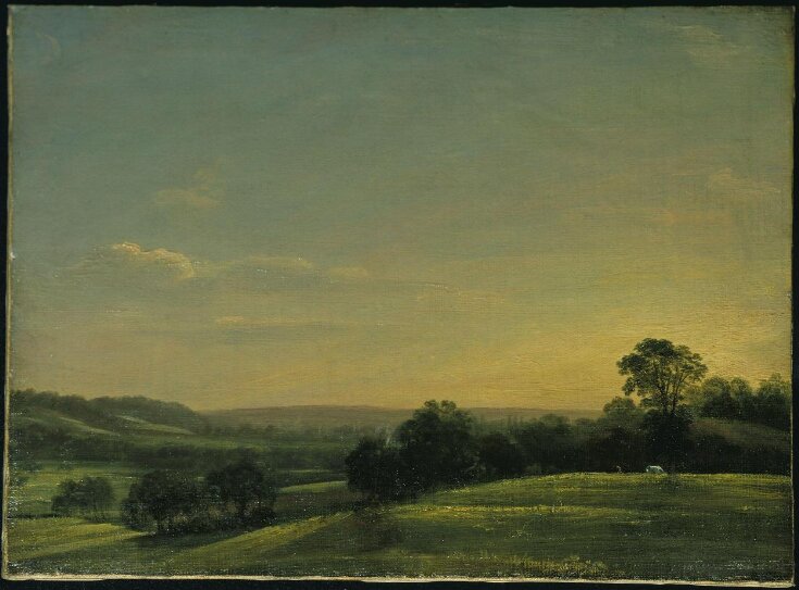 Dedham Vale: Evening | Constable, John (RA) | V&A Explore The Collections