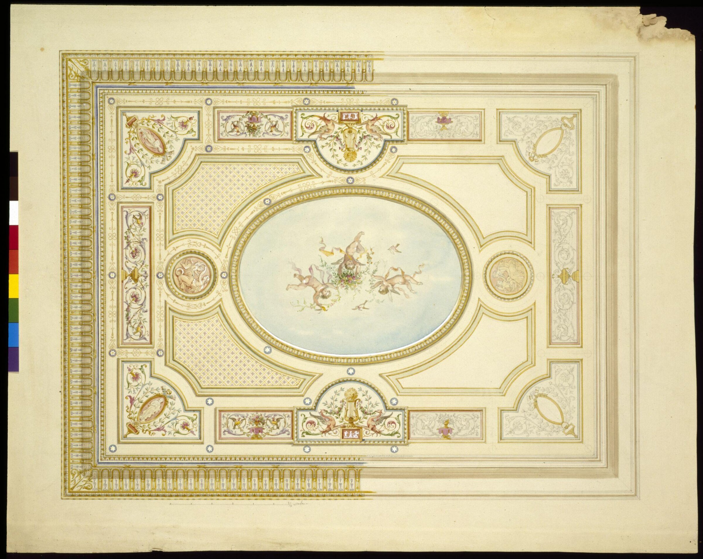 Drawing, John Gregory Crace, 1850-1880