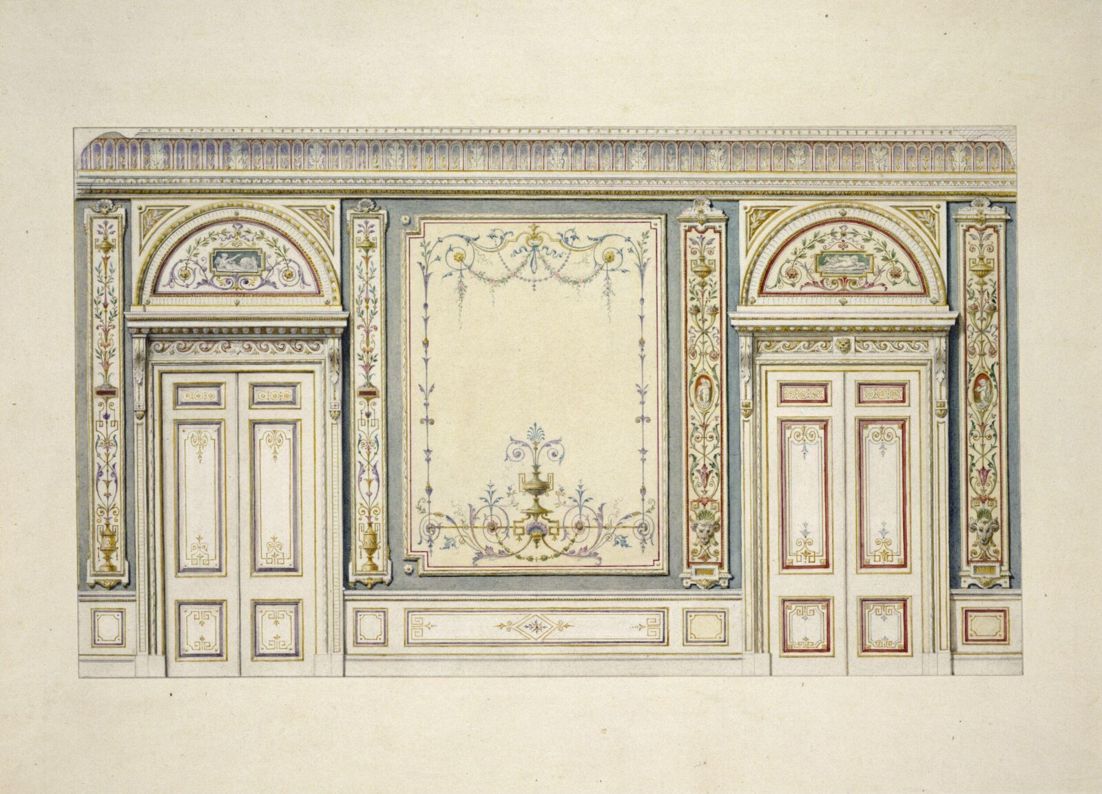 Drawing, John Gregory Crace, 1850-1880