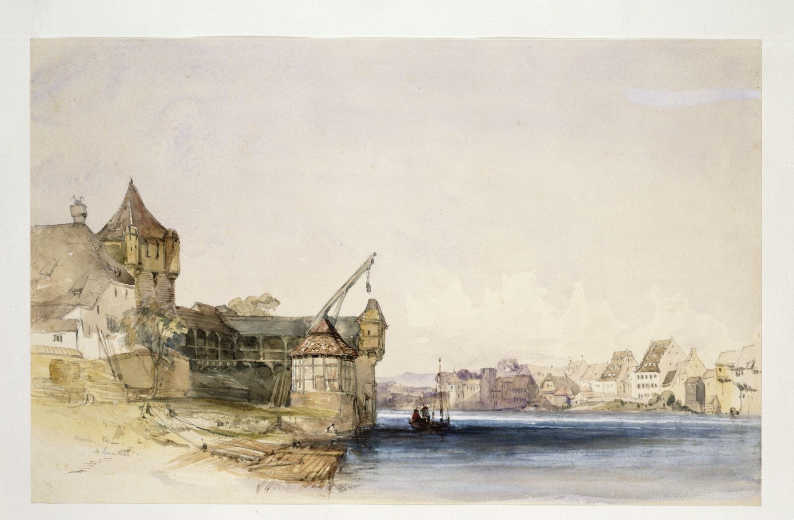 View at Basle, John Harper, 1842