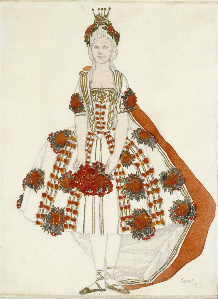 Design for the costume of the Fairy of the Mountain Ash top image