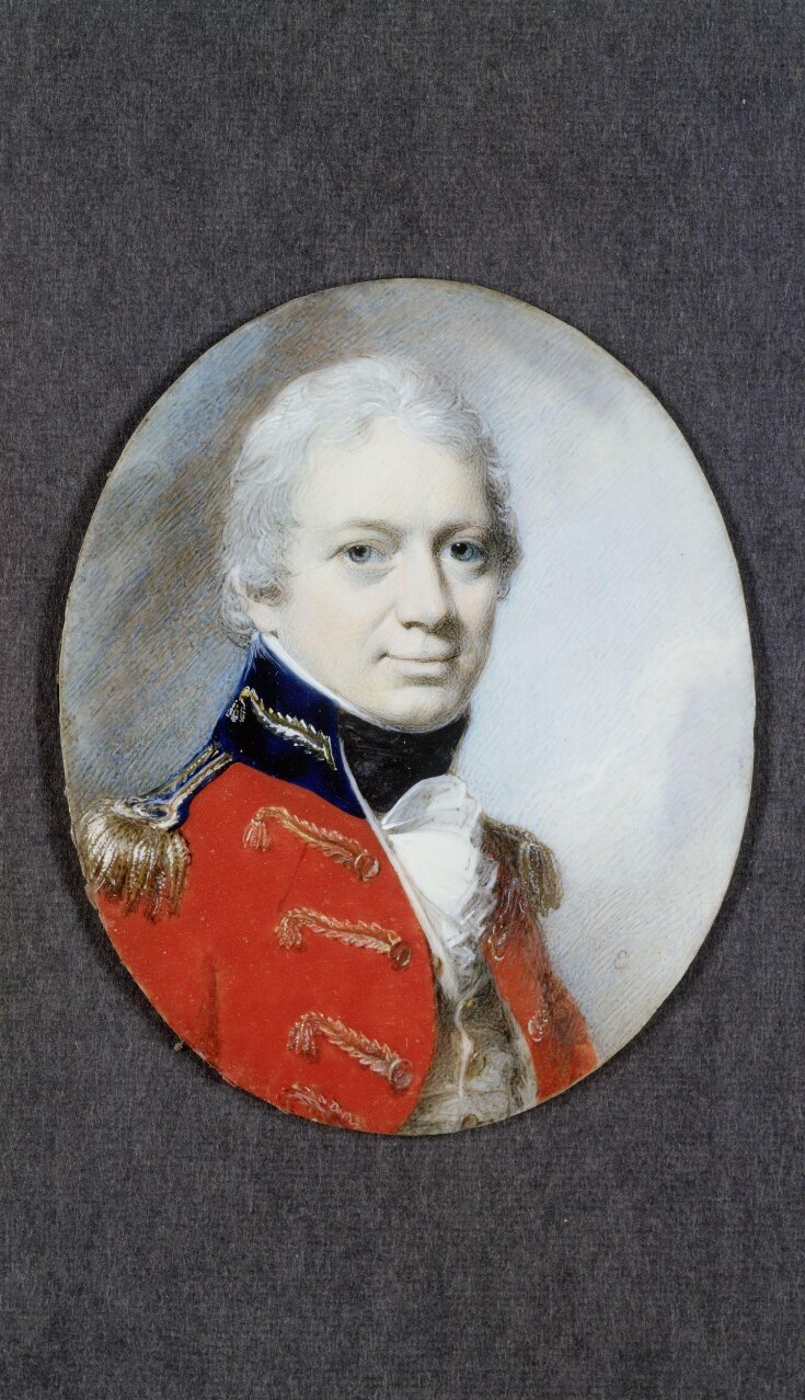 Portrait miniature of Lieutenant Colonel Robertson A.D.C. top image