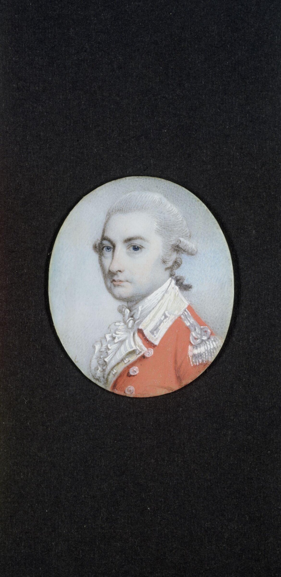 Portrait miniature of a Captain of Infantry, George Engleheart, ca. 1780