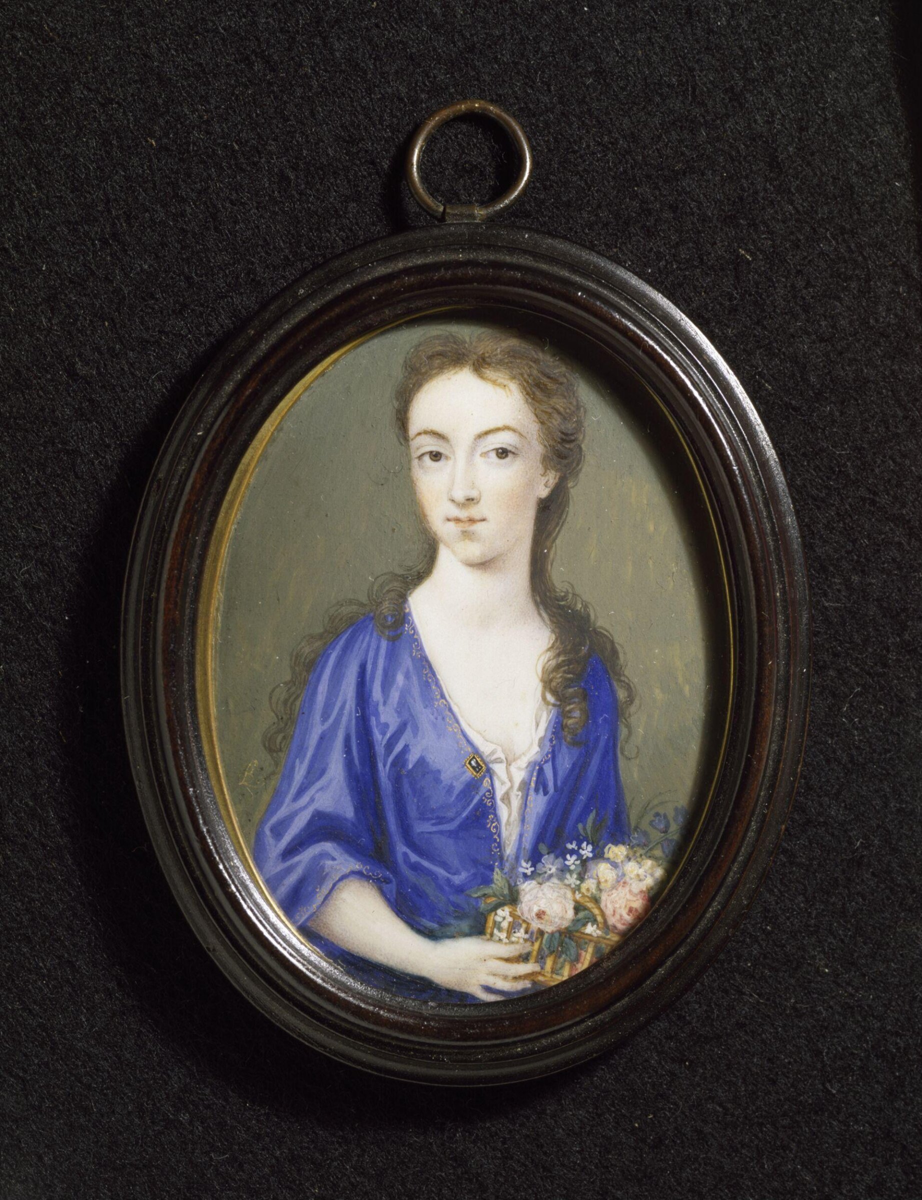 Portrait miniature of an unknown woman, Bernard Lens the Younger, ca. 1702-1740