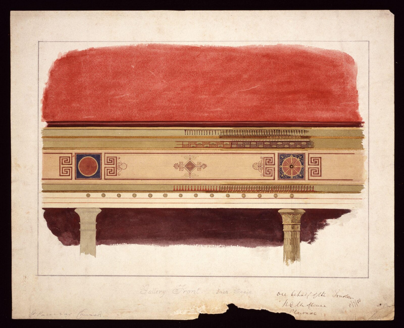 Drawing, John Gregory Crace, 1880