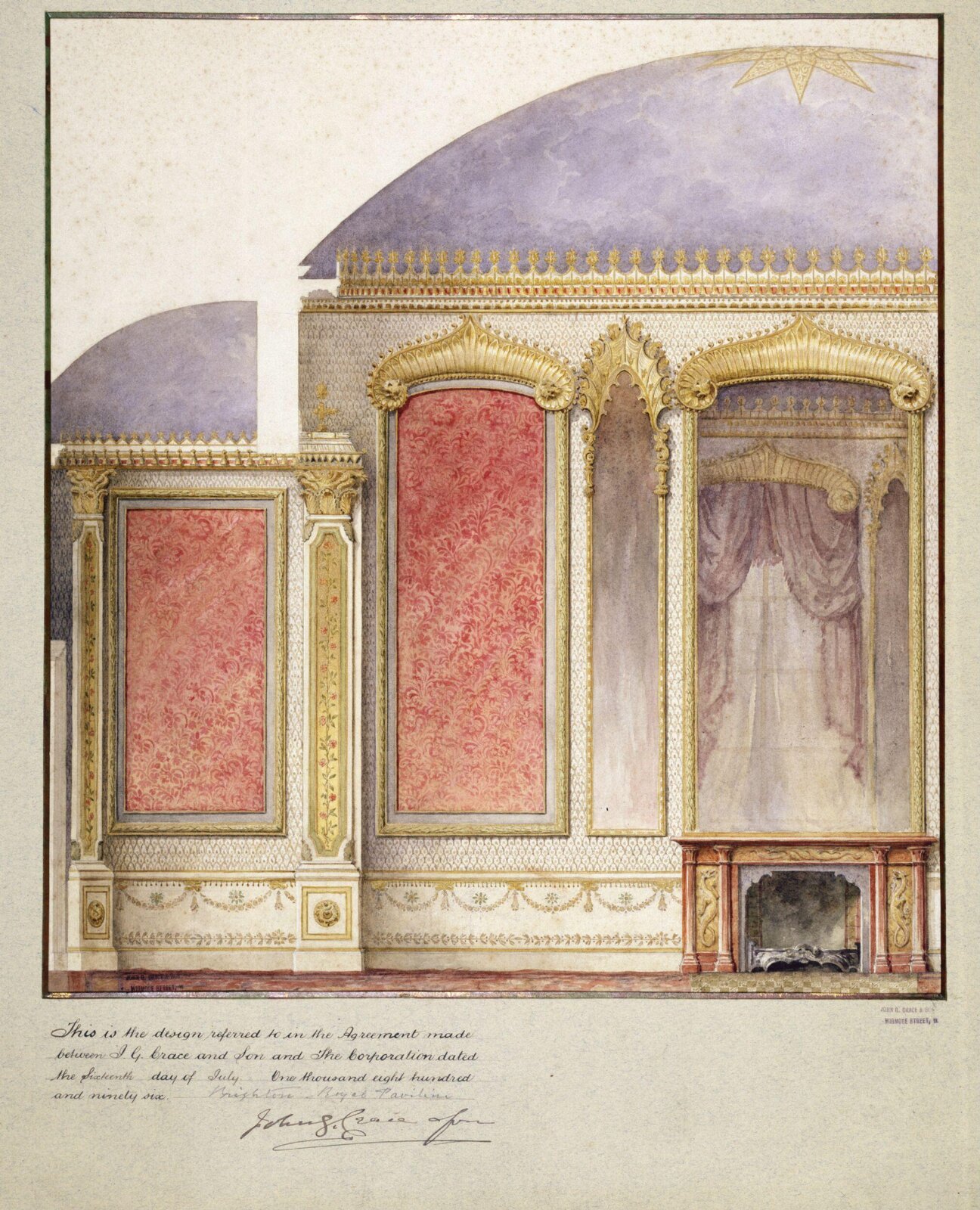 Drawing, John Gregory Crace, 1896