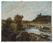 Landscape, with the Chatel St Denis, Scey-en-Varais thumbnail 1