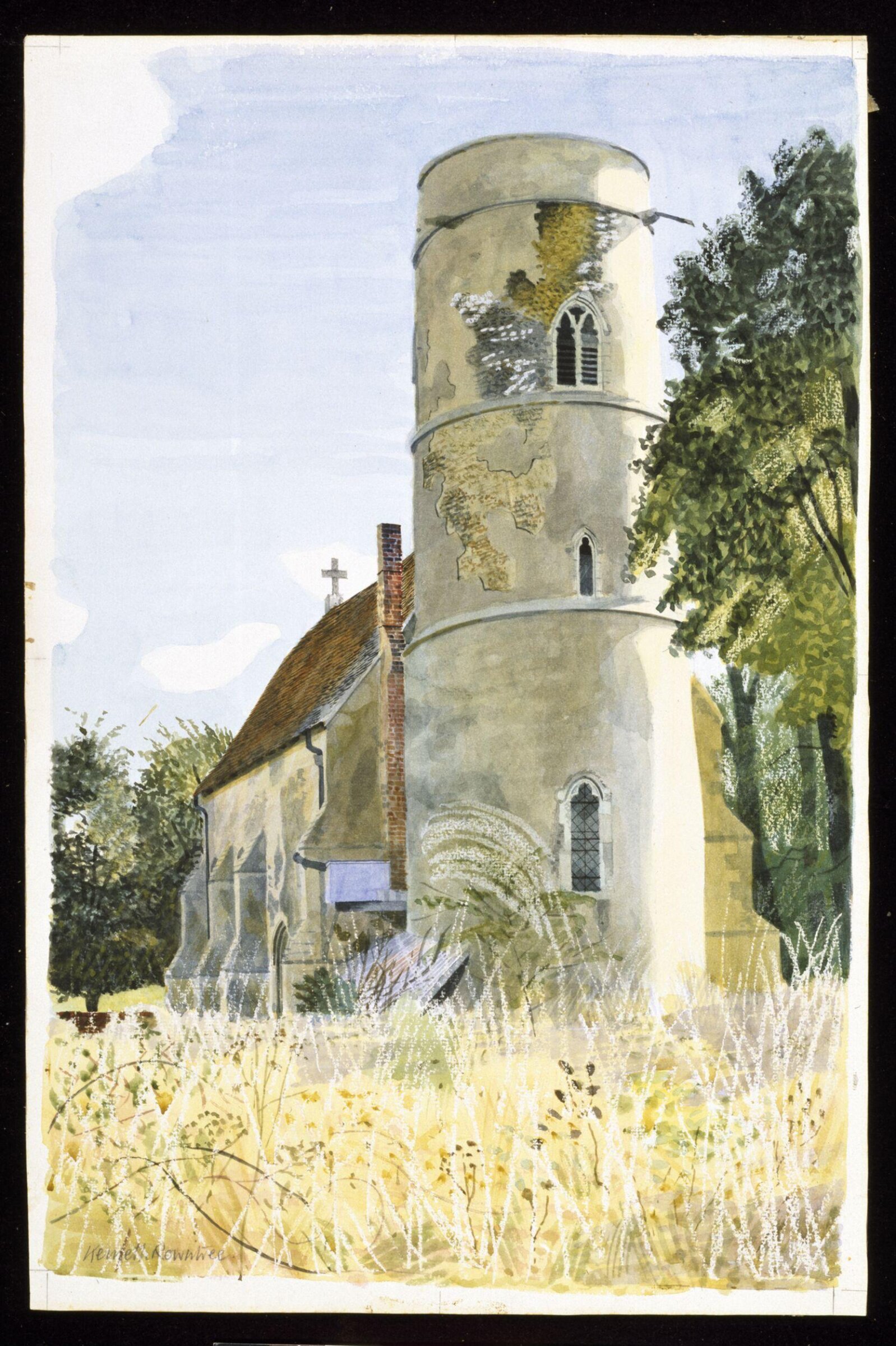 SS Peter and Paul, Little Saling, Essex, Kenneth Rowntree, ca. 1942