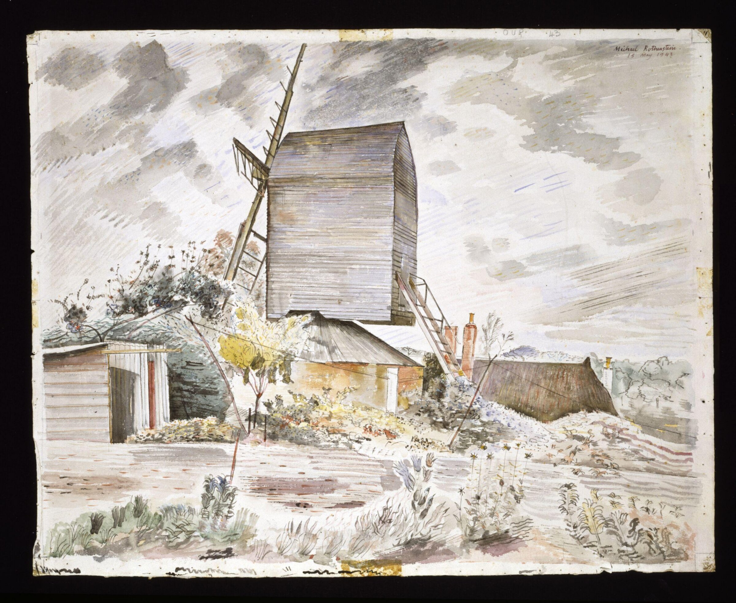 Post Mill, Finchingfield, Essex, Michael Rothenstein, 1943