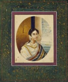 Head and shoulders portrait of an Indian lady thumbnail 1