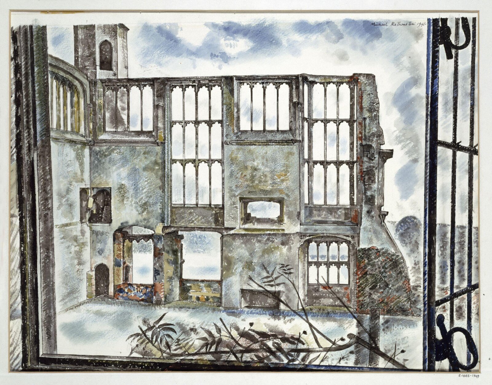 Banqueting Hall, Sudeley Castle, Rothenstein, 1941