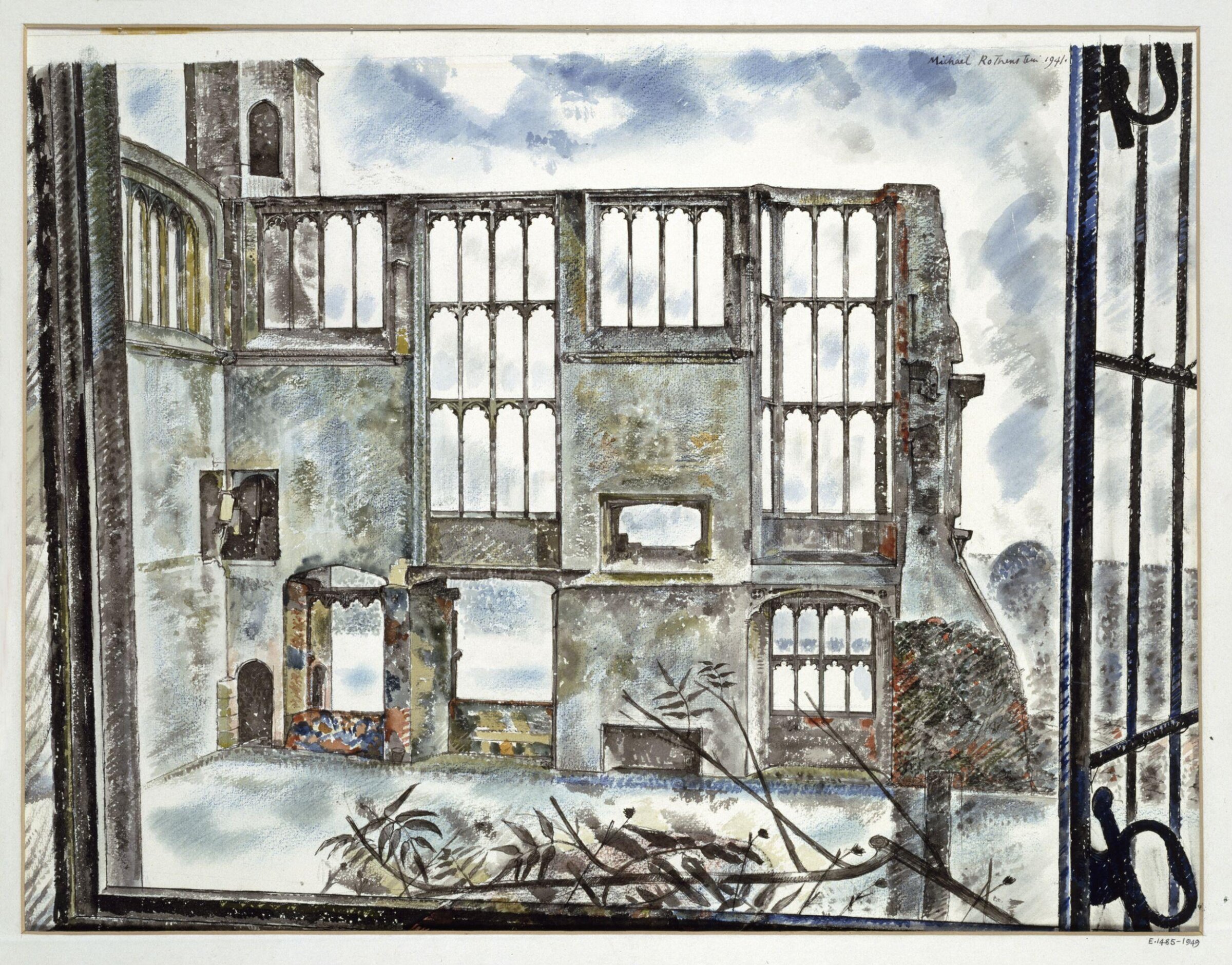 Banqueting Hall, Sudeley Castle, Rothenstein, 1941