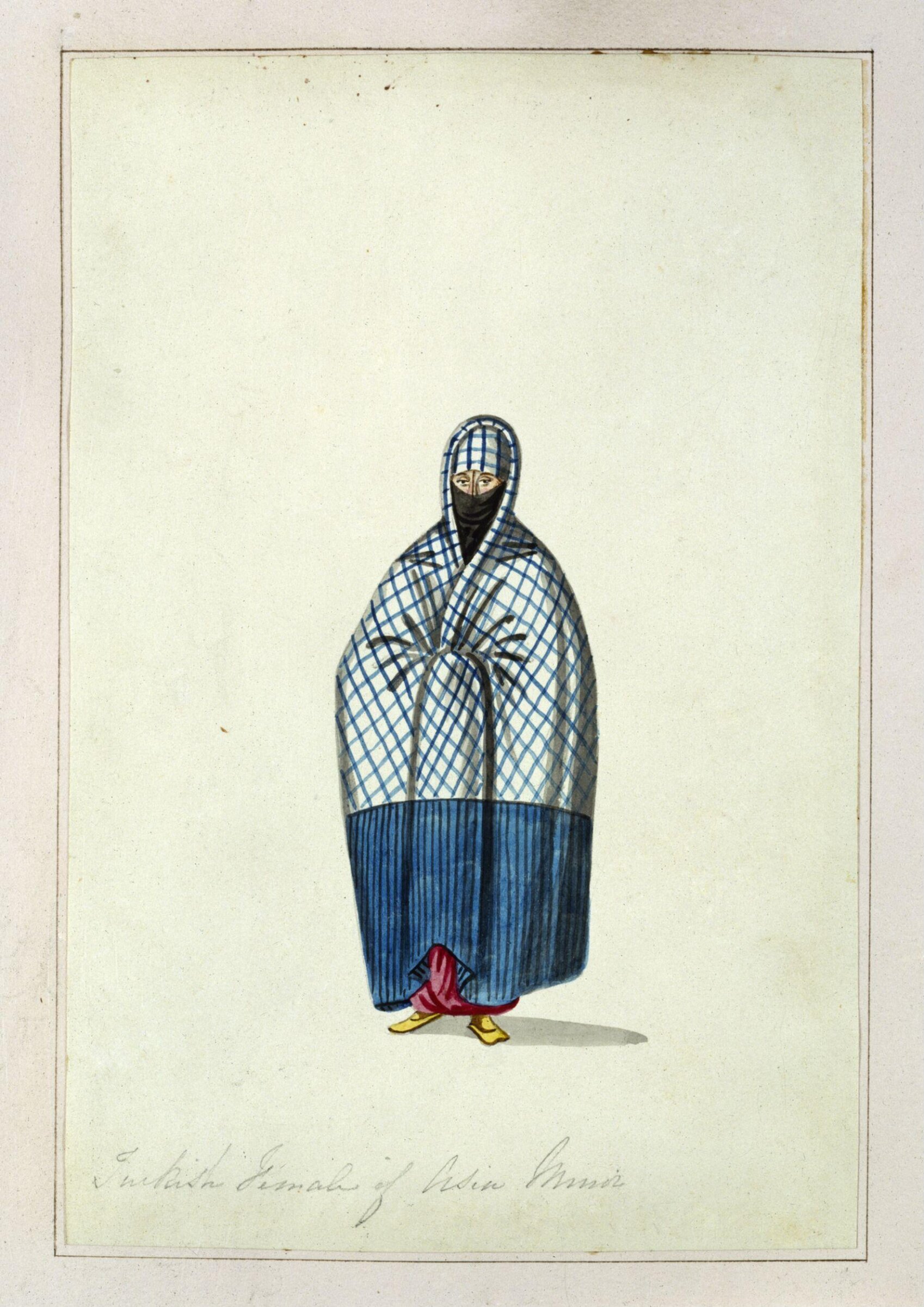 Turkish Female of Asia Minor, Charles Frederick Brockdorff, ca. 1830 to 1835