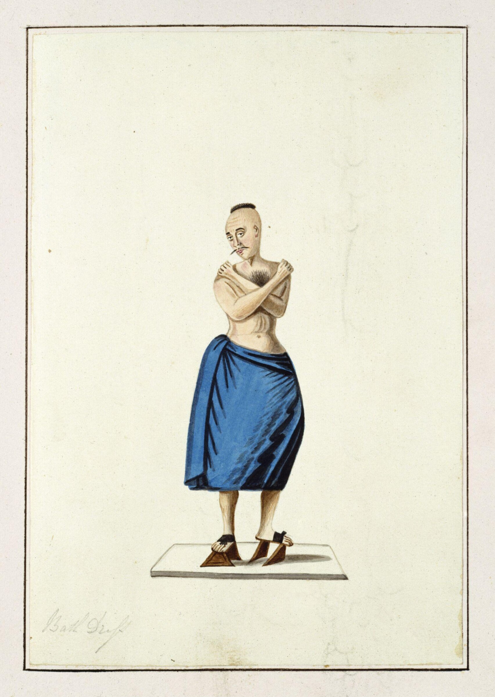 Bath Dress, Charles Frederick Brockdorff, ca. 1830 to 1835