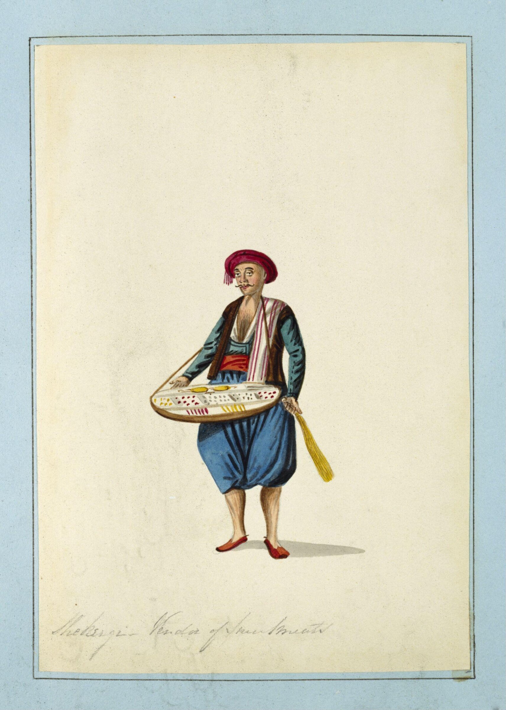 Shekergi - Vendor of Sweetmeats, Charles Frederick Brockdorff, ca. 1830 to 1835