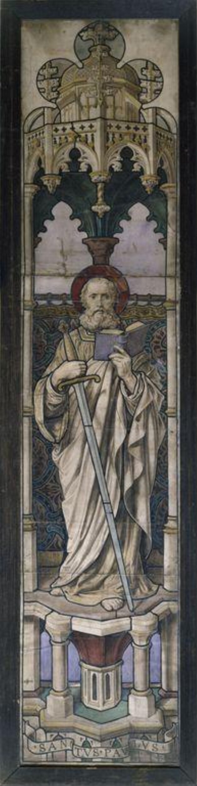 Catroon for Stained Glass showing St Paul image