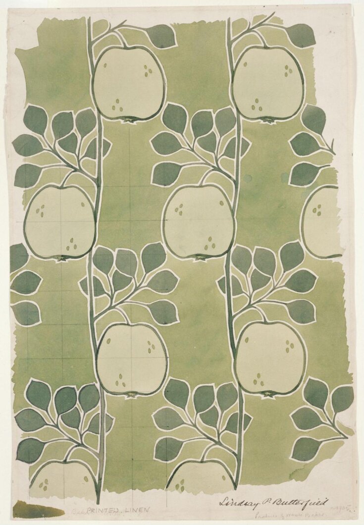 Design for a printed linen image