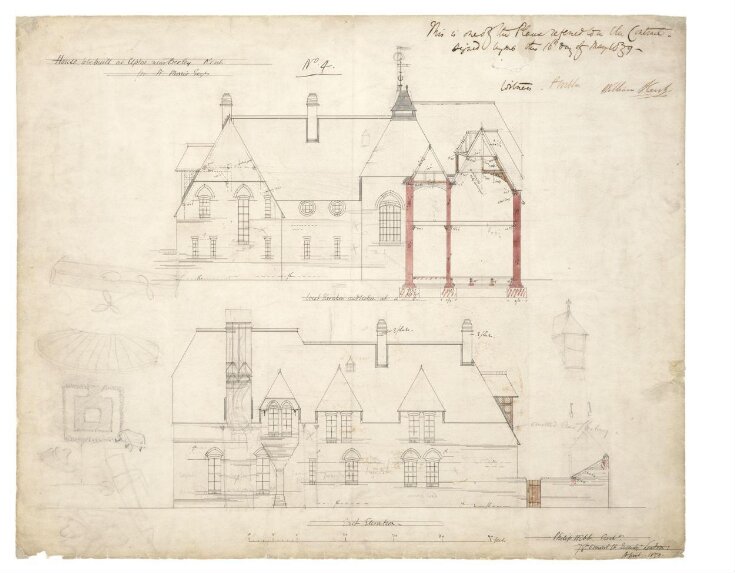 East and west elevations top image
