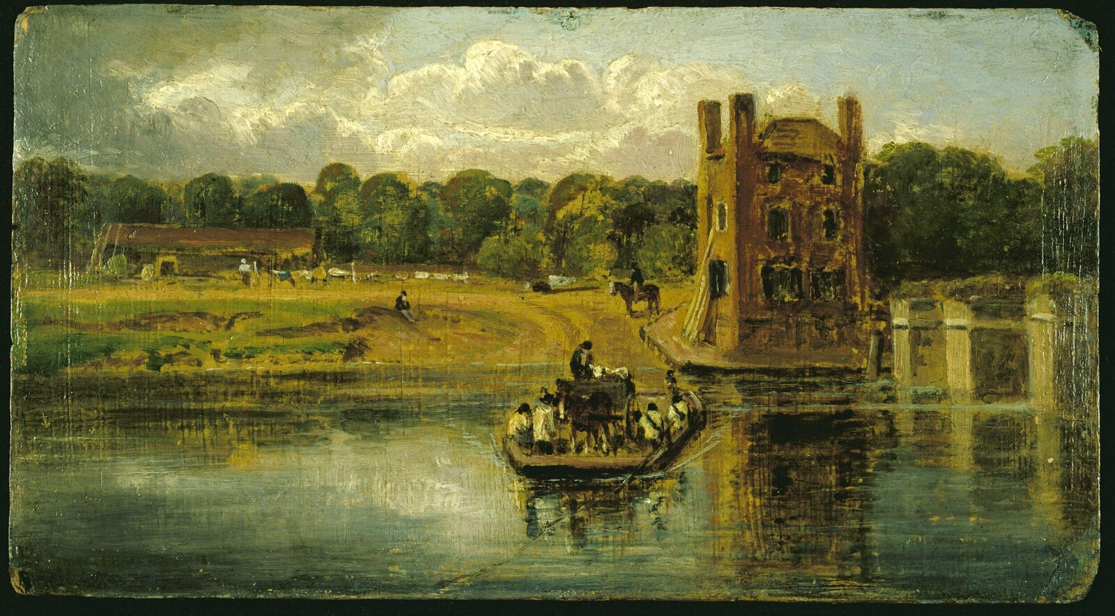 The Thames at Datchet Ferry, William Havell, ca. 1811