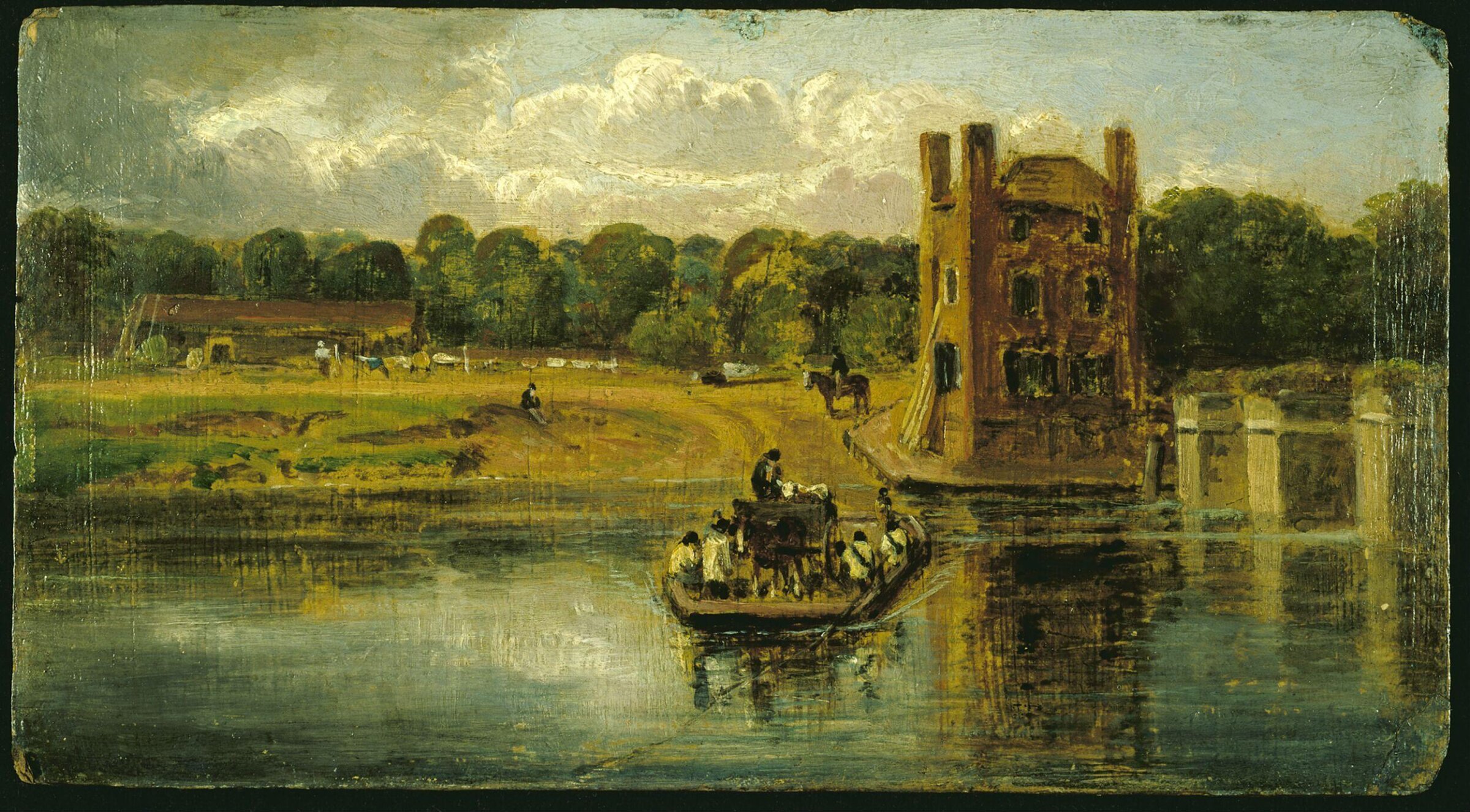 The Thames at Datchet Ferry, William Havell, ca. 1811