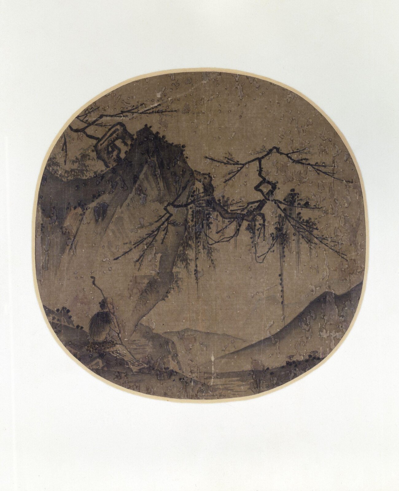 A Figure in Landscape, ca. 13th century