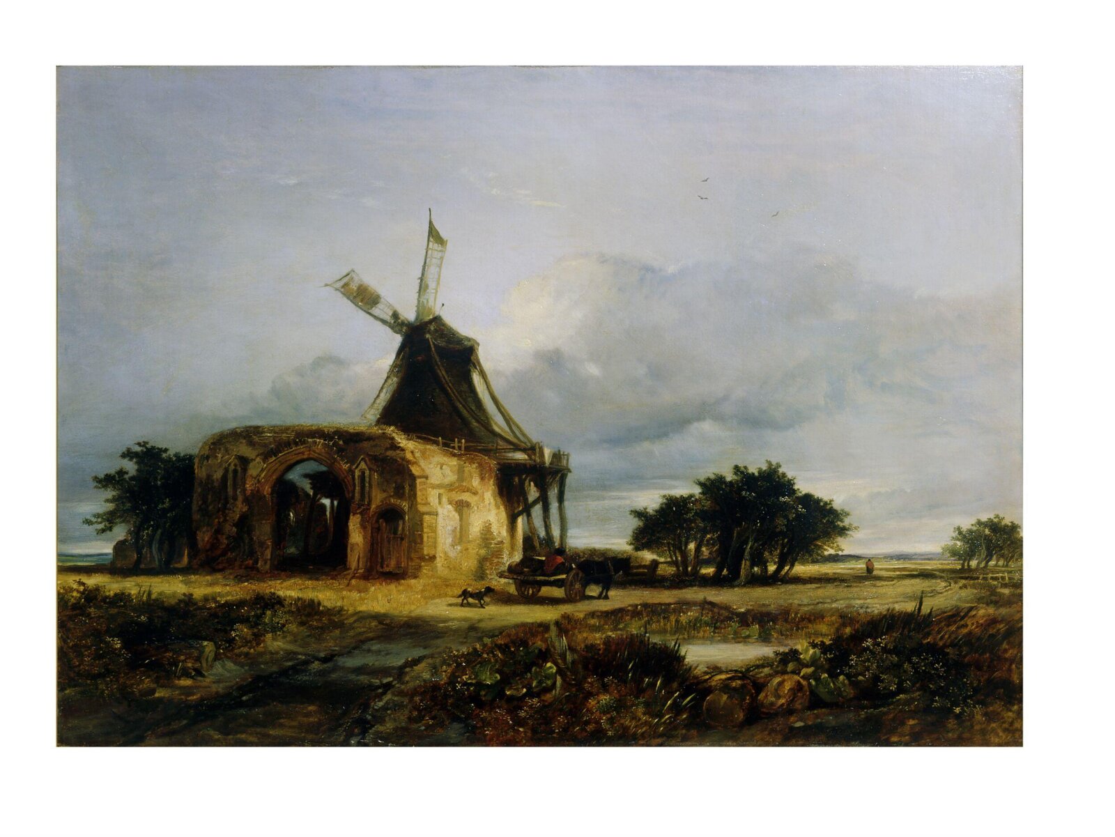 St Benet's Abbey, William James Müller, 1833
