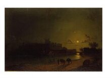 Windsor Castle and town by moonlight thumbnail 1