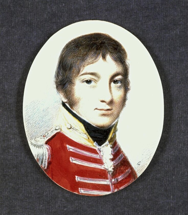 Portrait miniature of Colonel John Houlton, of the Wiltshire Militia top image