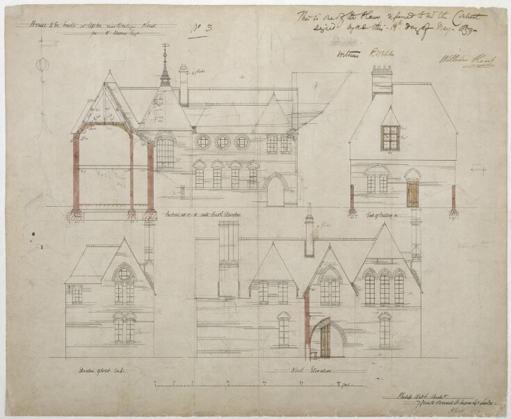 North, south and detail elevations top image