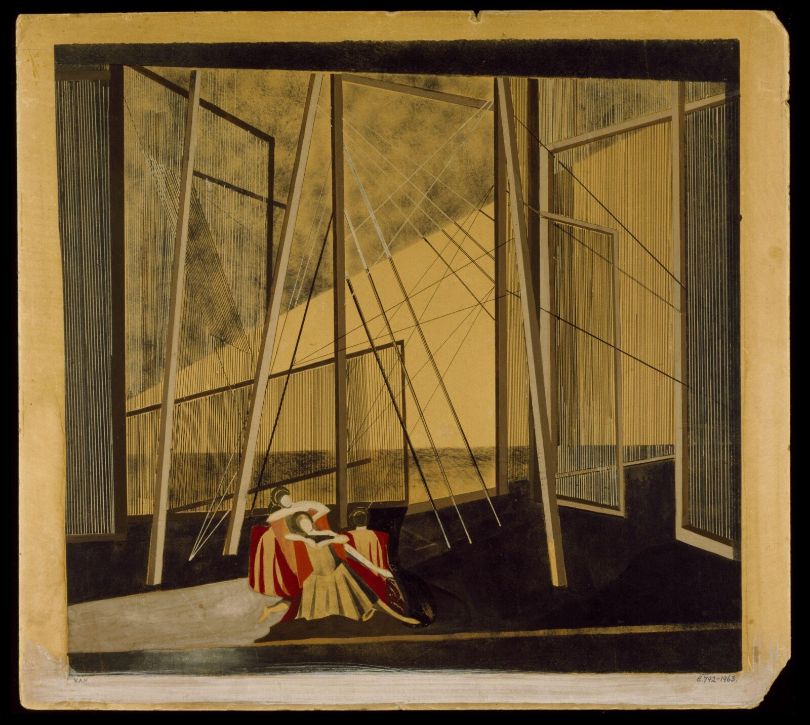 Design for a Stage Setting, Alexandra Exter, ca. 1925