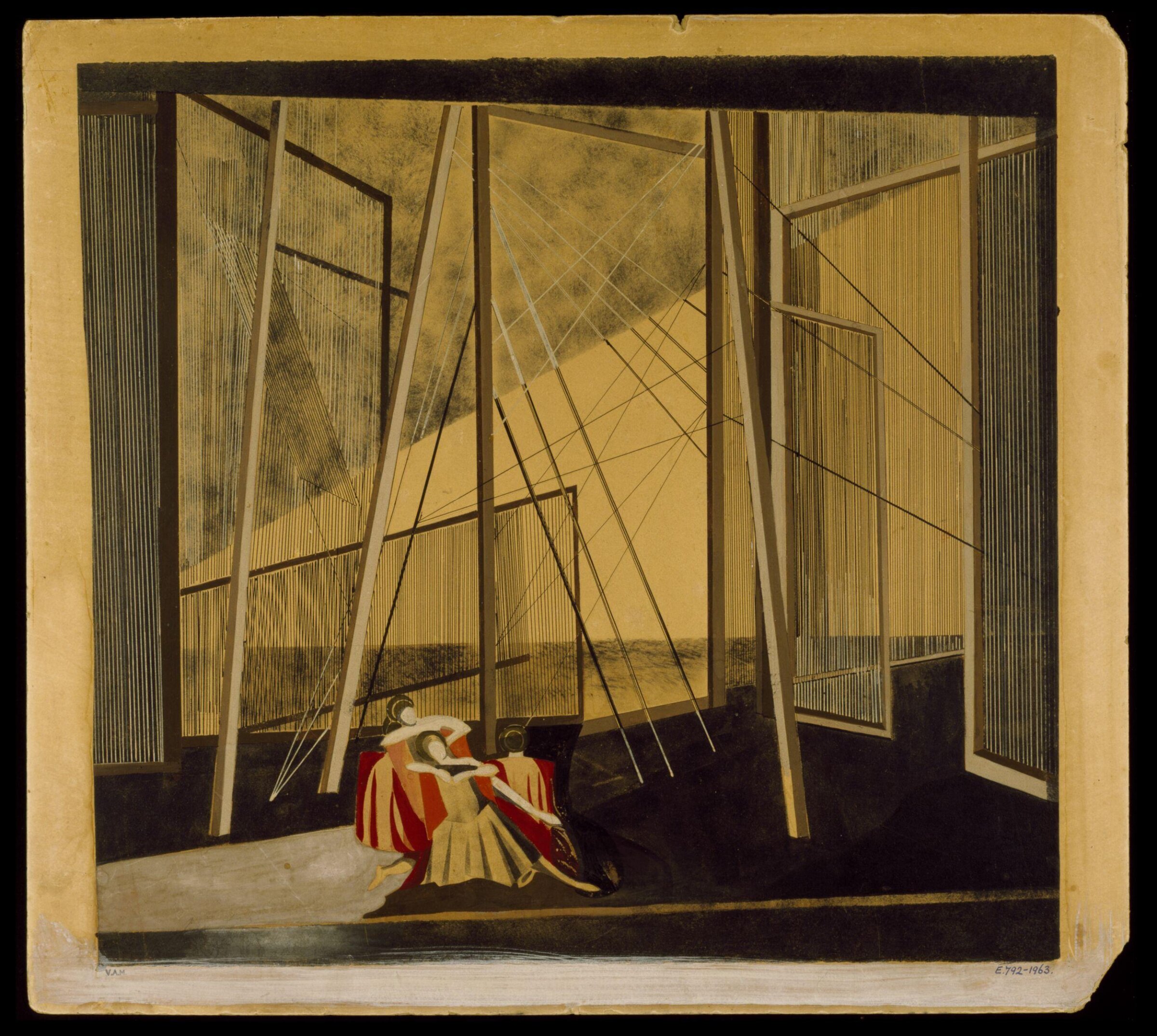 Design for a Stage Setting, Alexandra Exter, ca. 1925