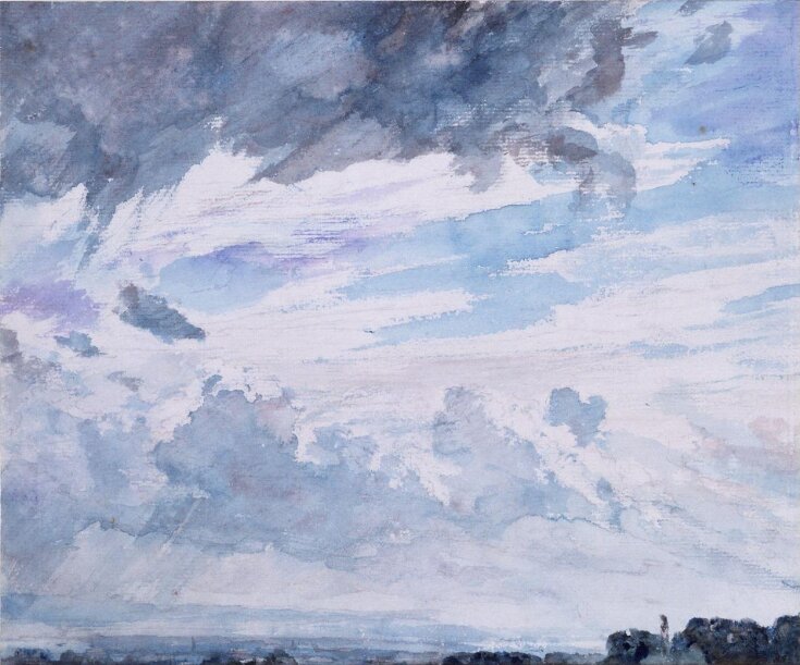 Study of clouds above a wide landscape top image