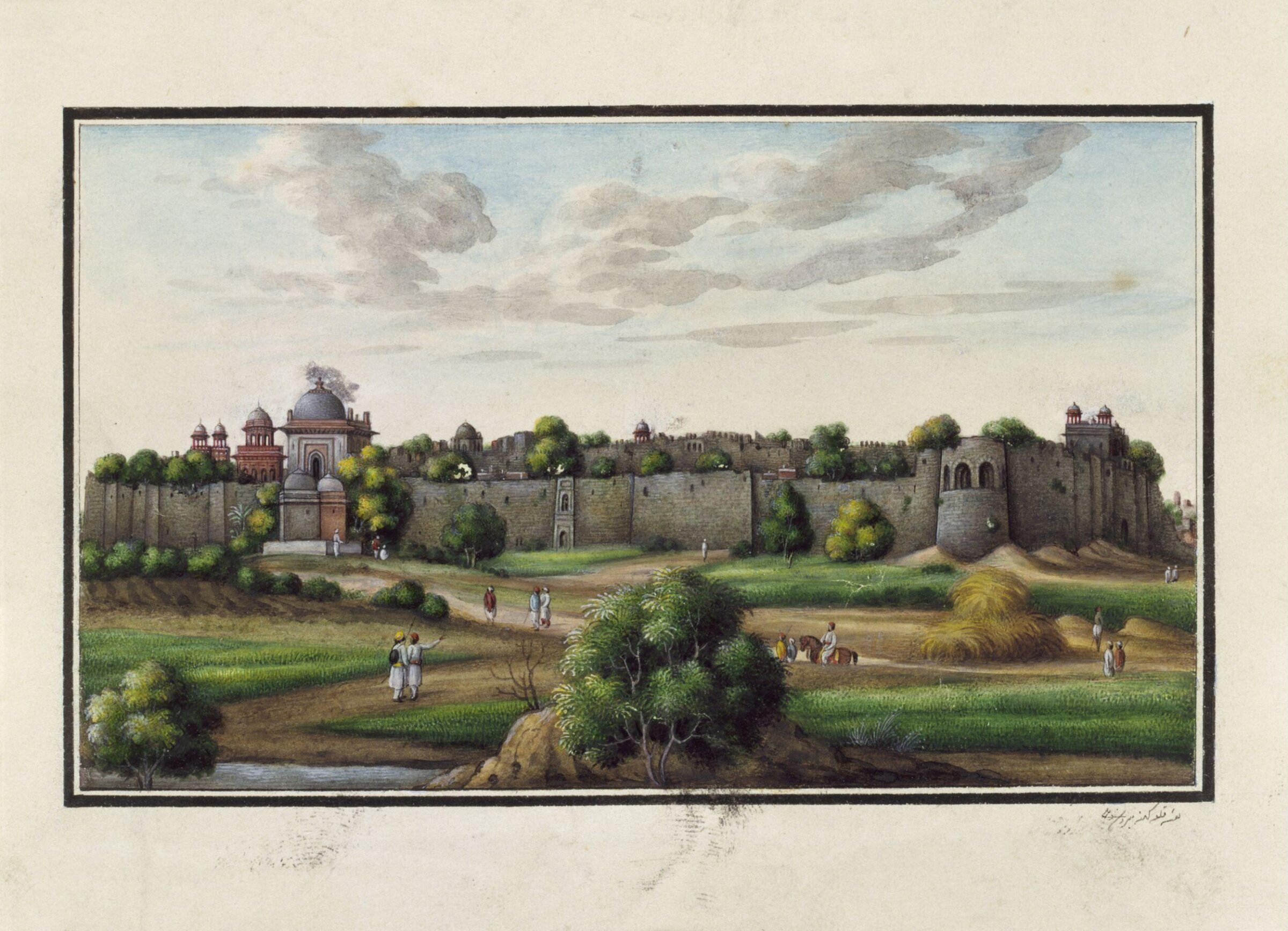 Sixty drawings of Mughal monuments and architectural details., ca.1836