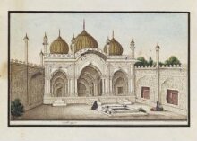 Sixty drawings of Mughal monuments and architectural details. thumbnail 1