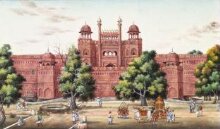Sixty drawings of Mughal monuments and architectural details. thumbnail 1