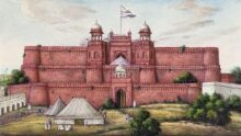 Sixty drawings of Mughal monuments and architectural details. thumbnail 1