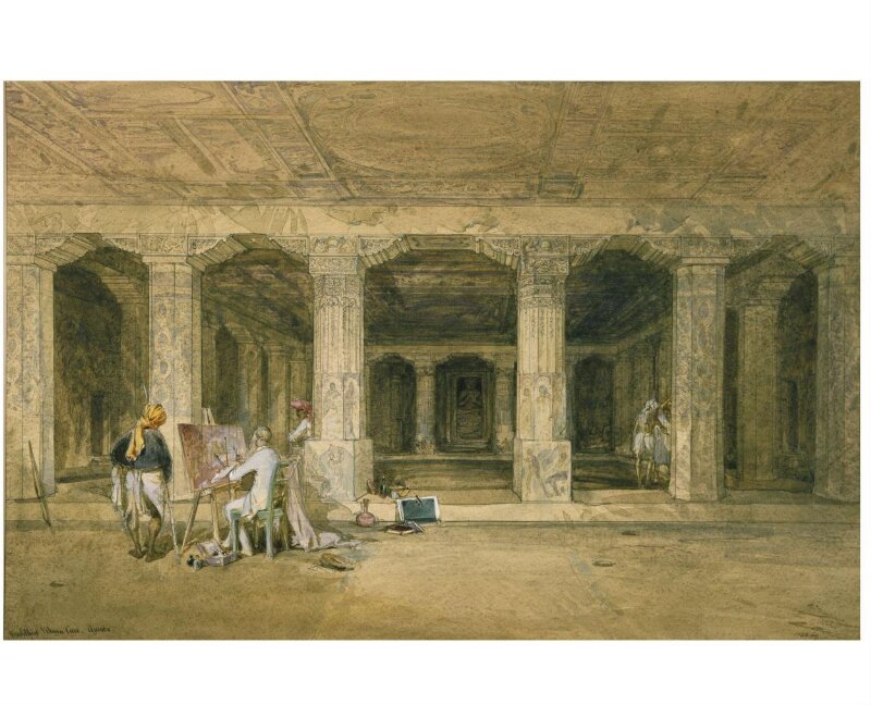 Buddhist vihara cave, Ajanta